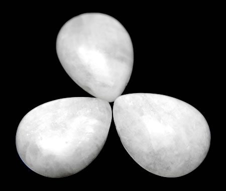 Rocas lunares blancas