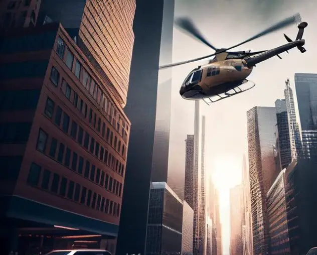 Soñar con un helicóptero revela tener libertad y la capacidad de adaptarte a situaciones diversas